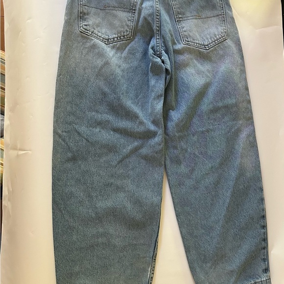 Bershka Light Blue Baggy Men's Jeans - Picture 2 of 5